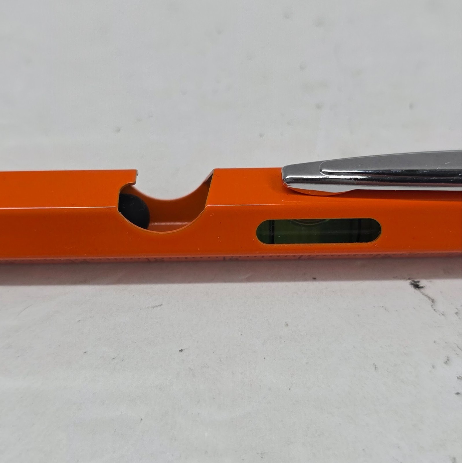 VIBELITE 11 in 1 Multitool ORANGE Pen Set with LED, Stylus, Level, Screwdriver