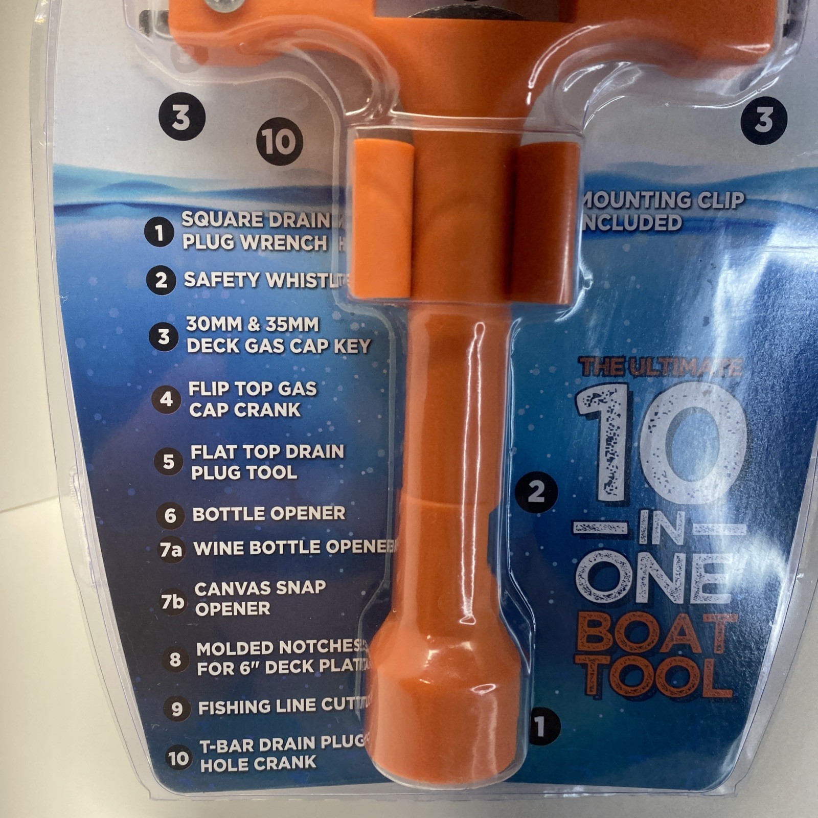 BOAT GADGET Multi-Tool 10-In-1 The Ultimate Essential Tool For Boating New