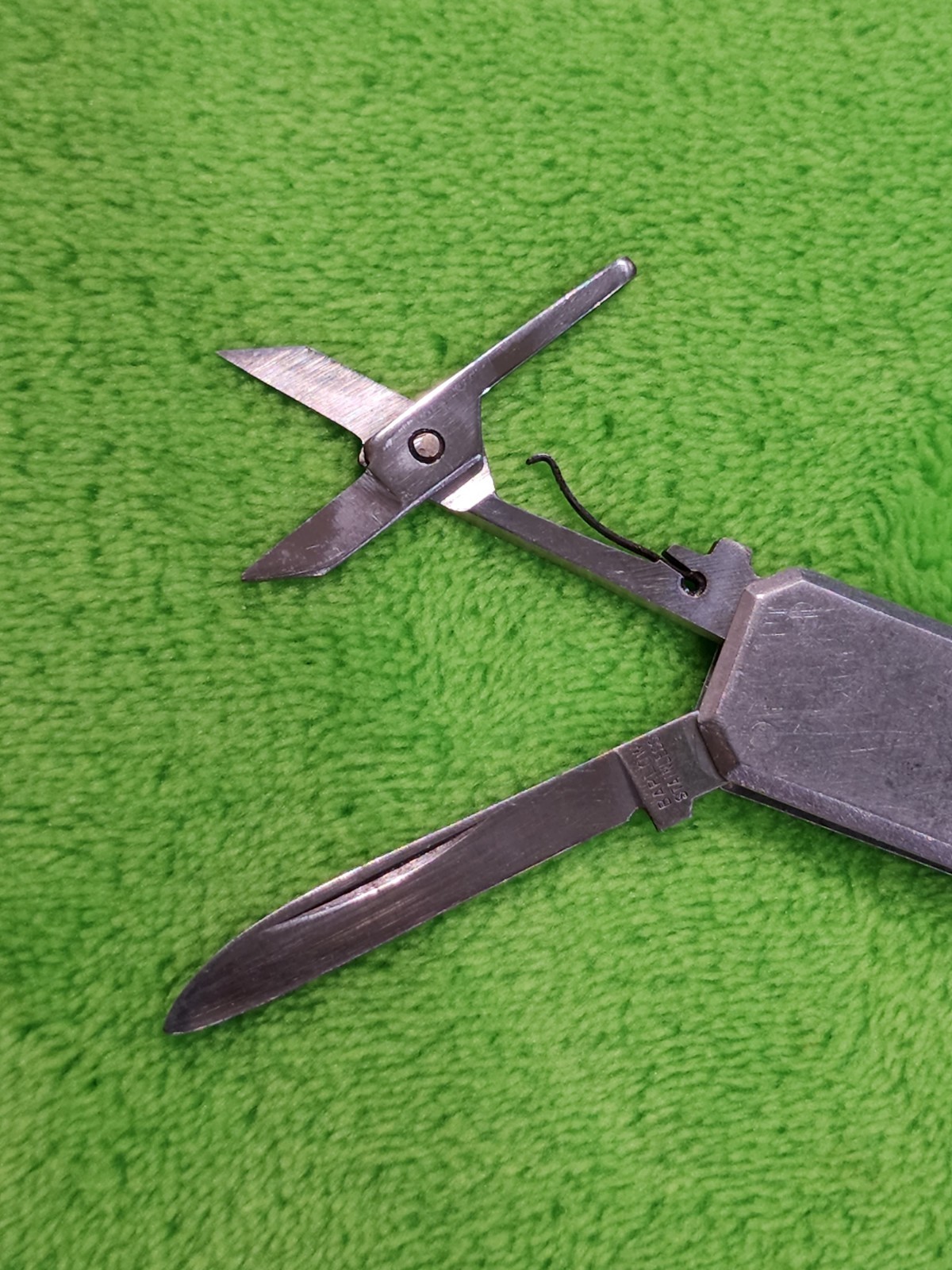 Pocketknife Multi-Tool Barlow Japan Stainless Steel Knife Scissors File