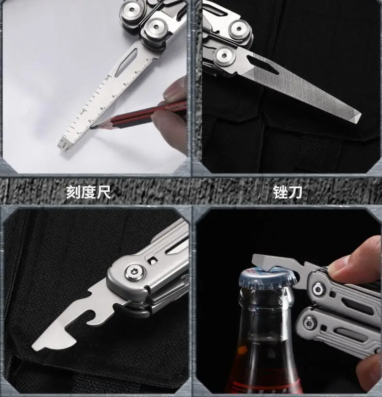 Daicamping DL10 Emergency Plier Folding Knife Multitool Tactical Clamp