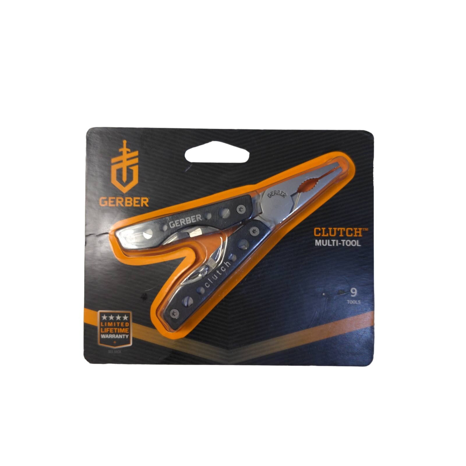 Gerber Clutch Mini Multi-Tool Needle Nose Pliers 9 Tools 31-003143 New/Sealed
