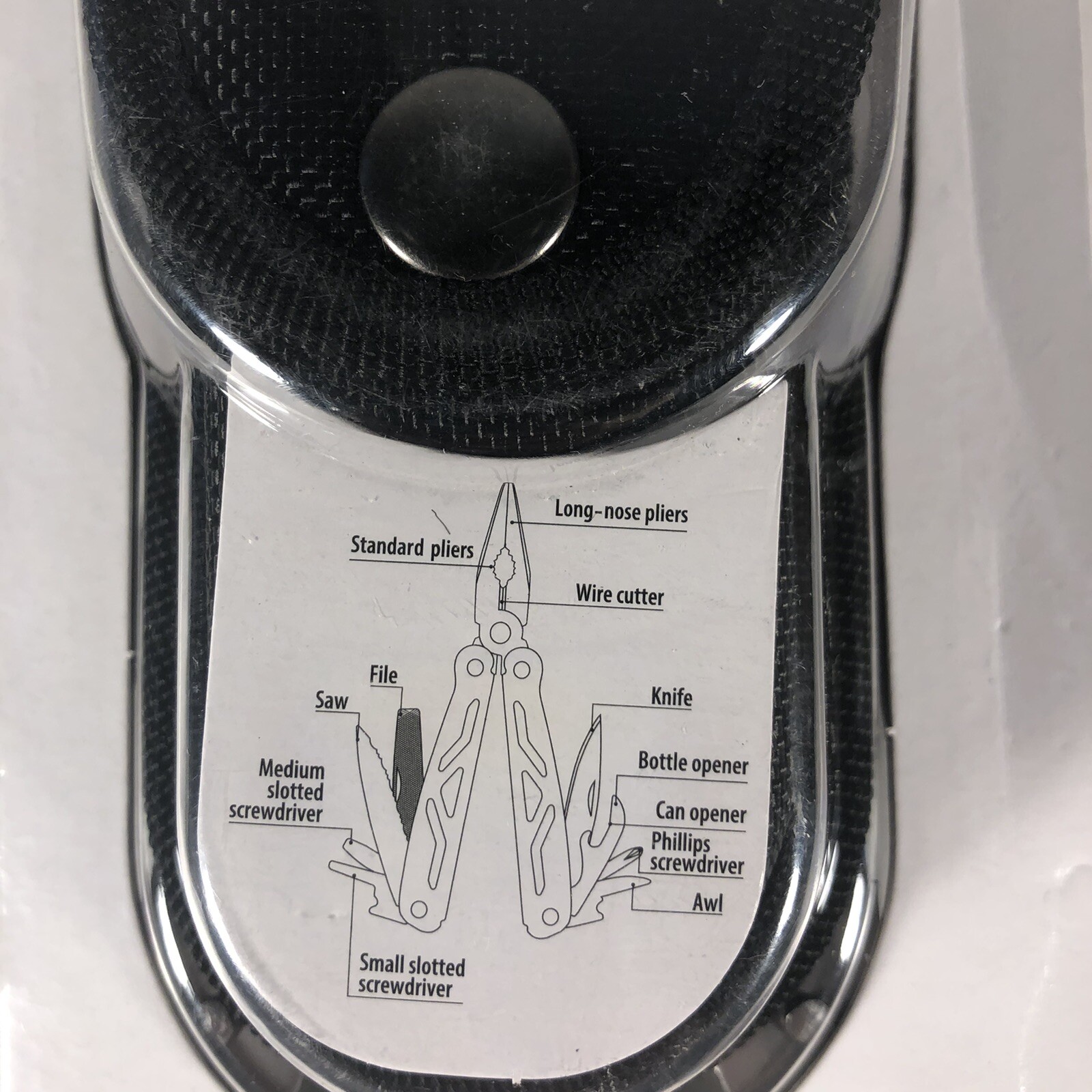 Ozark Trail Multi Tool 12-in-1 w/ Sheath Pliers Wire Cutter Opener