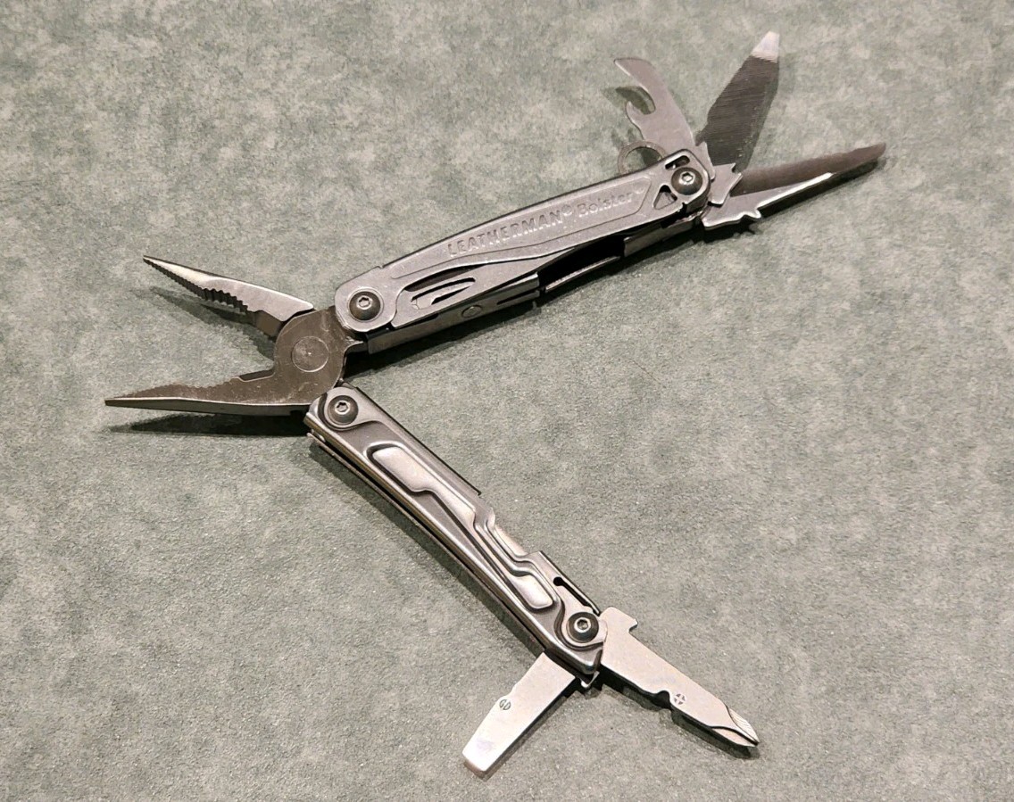 Great Condition Leatherman Bolster Multi-tool Stainless Steel Only – No Pouch