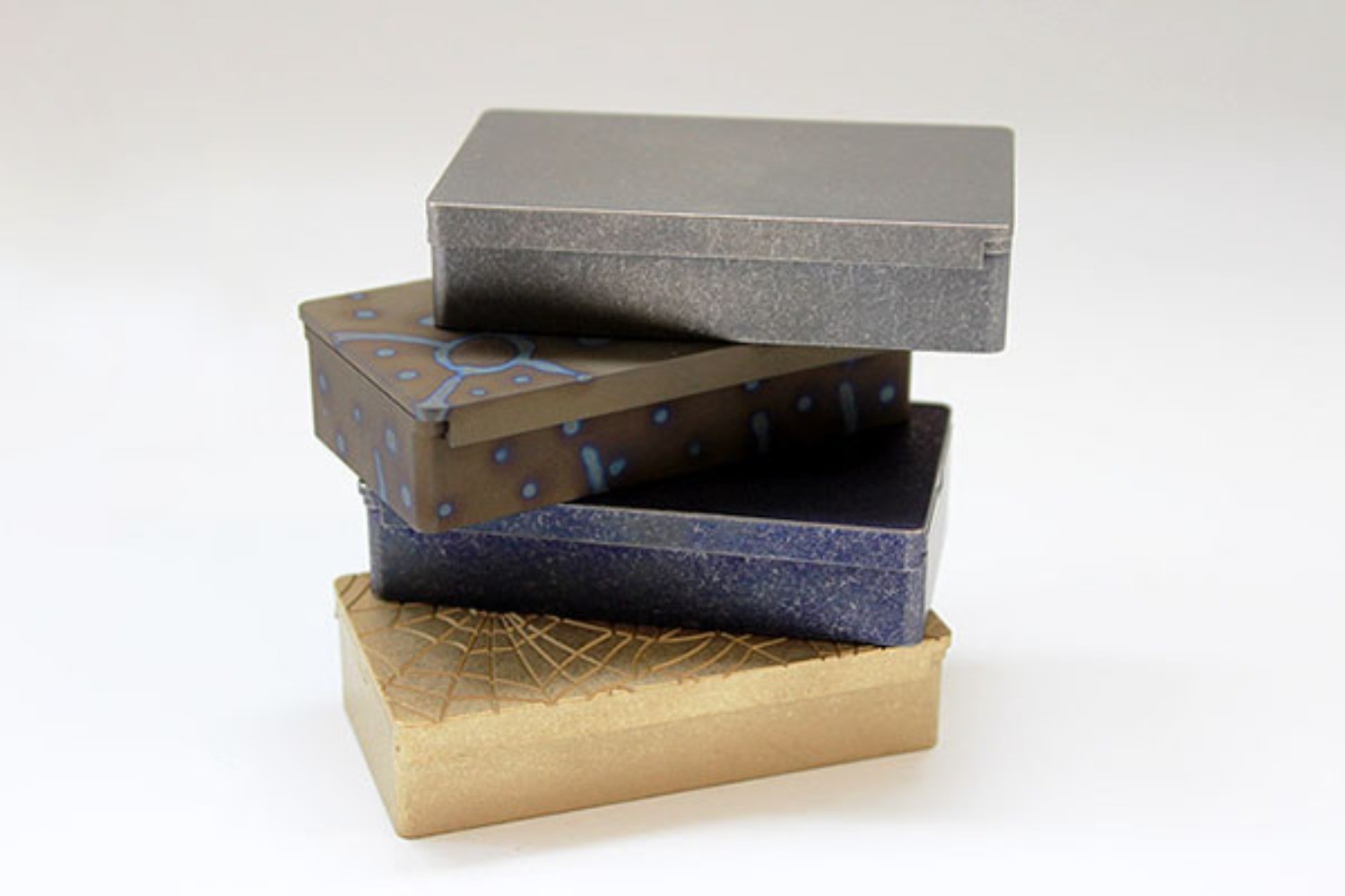 Outdoor Brass / Titanium Alloy EDC Storage Box Sealing Holder Container Case Box