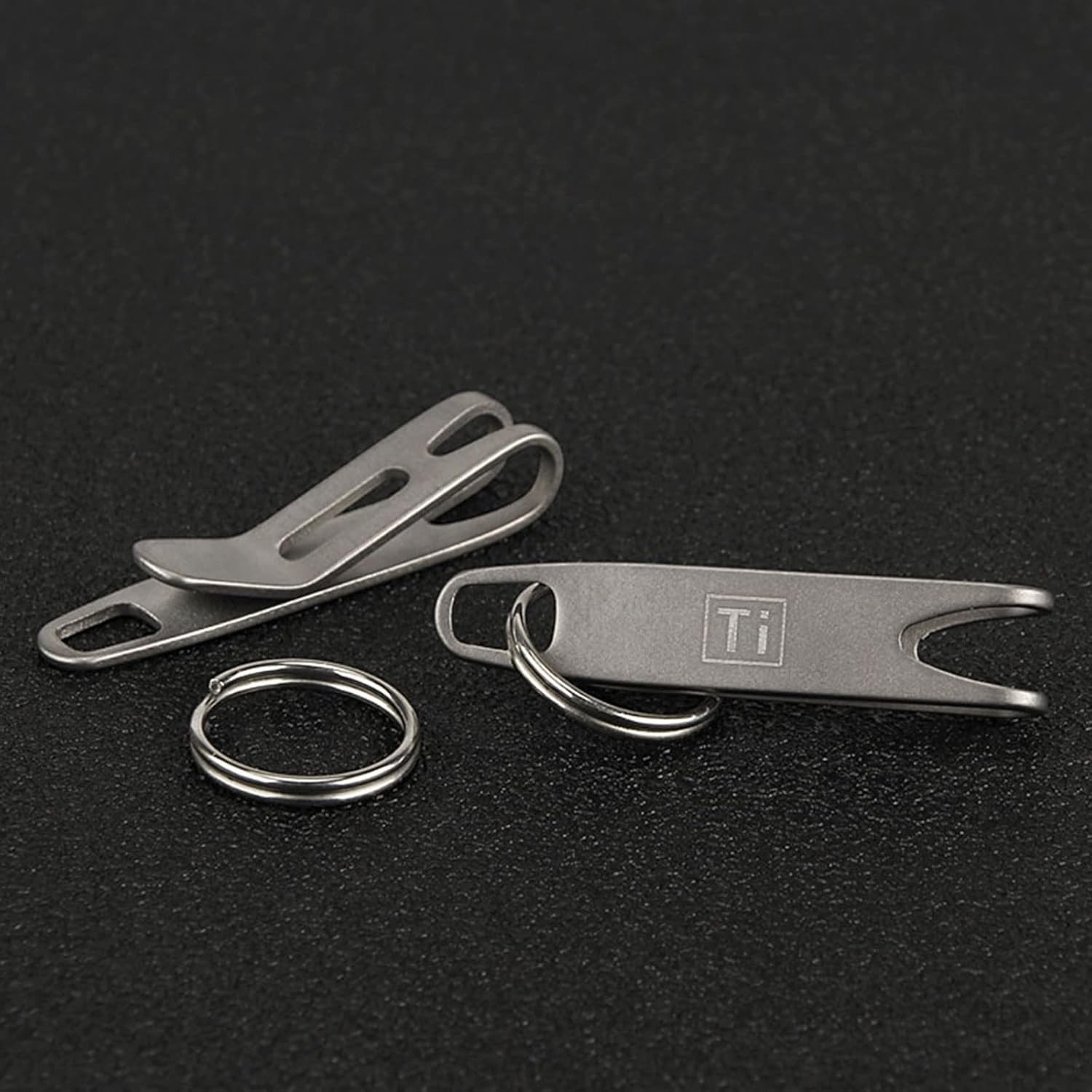 Mini Titanium Alloy Clasp with Key Ring, Outdoor Gear Pocket Suspension Clip …