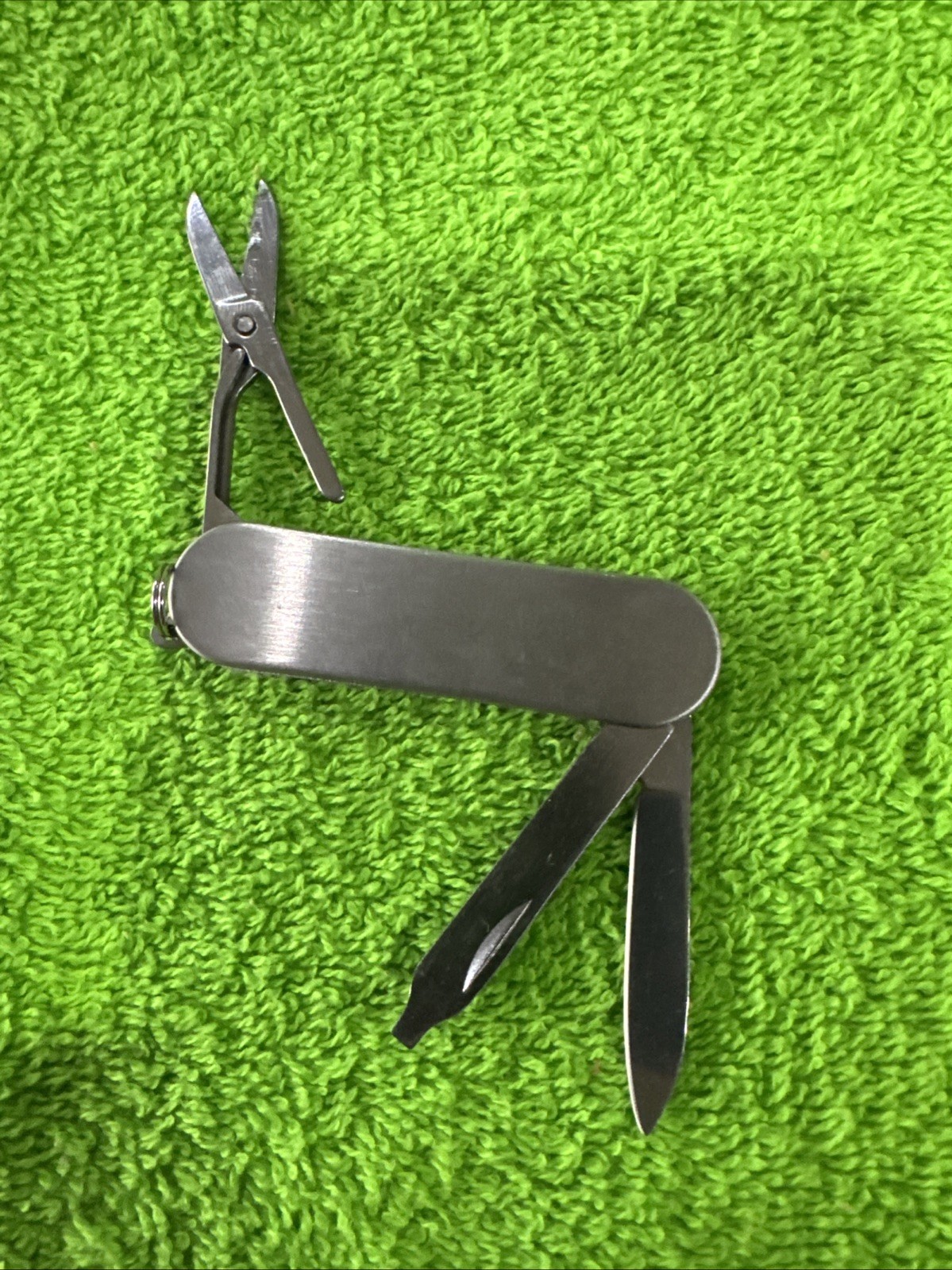 Winchester Pocket Multi Tool Knife File Scissors Stainless Silver Tone