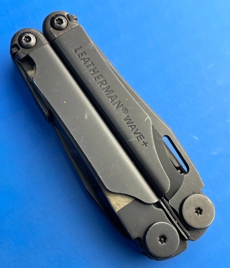 Leatherman Wave Plus + Multi-Tool! BLACK OXIDE! WITH SHEATH! Great Condition