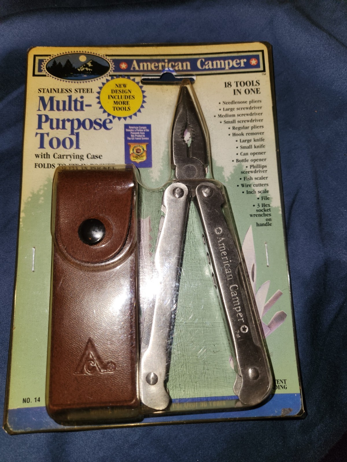Vintage NOS 1996 American Camper multi-purpose tool