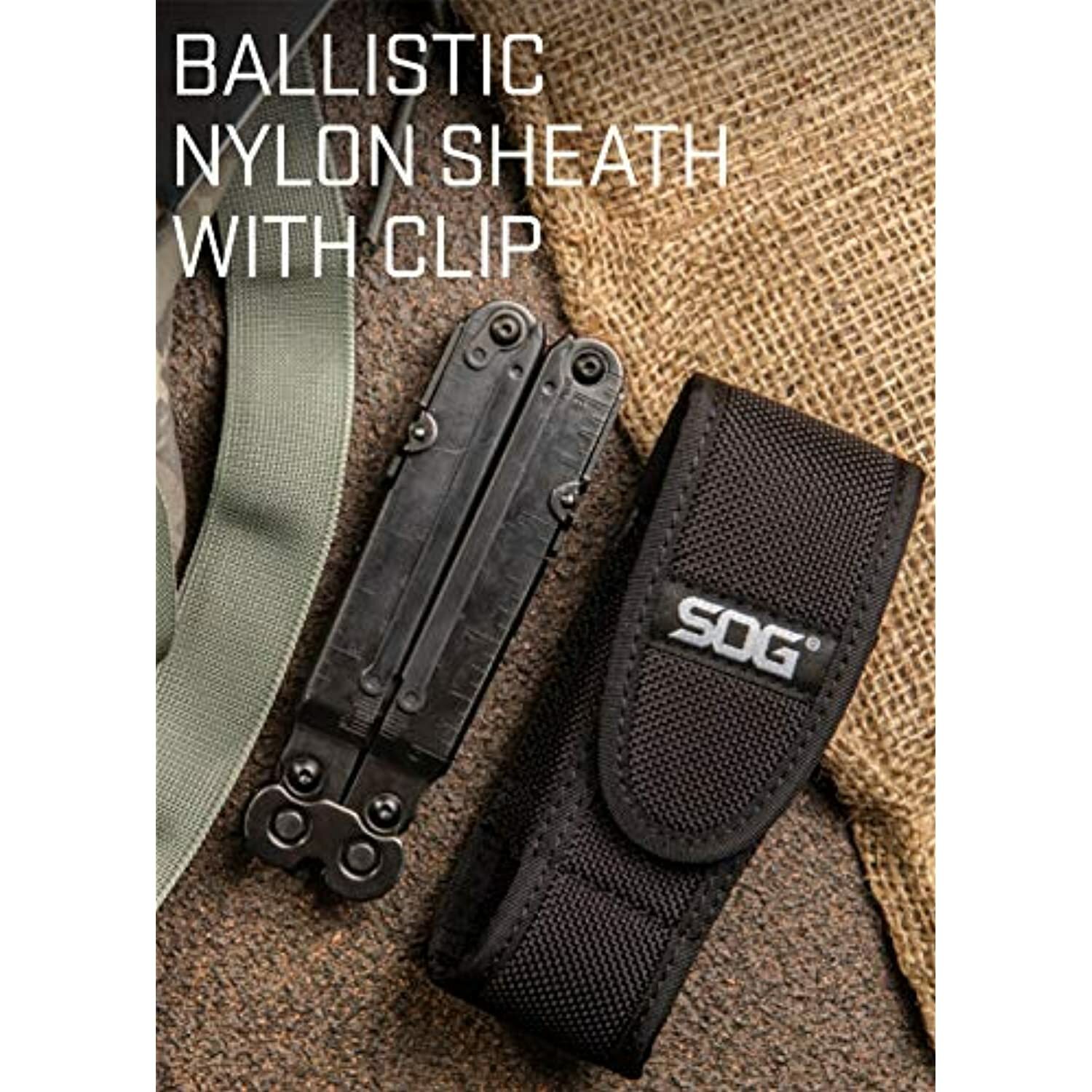 SOG PowerLock Multi-Tool- Compound Leverage Technology with EOD Crimper Device,
