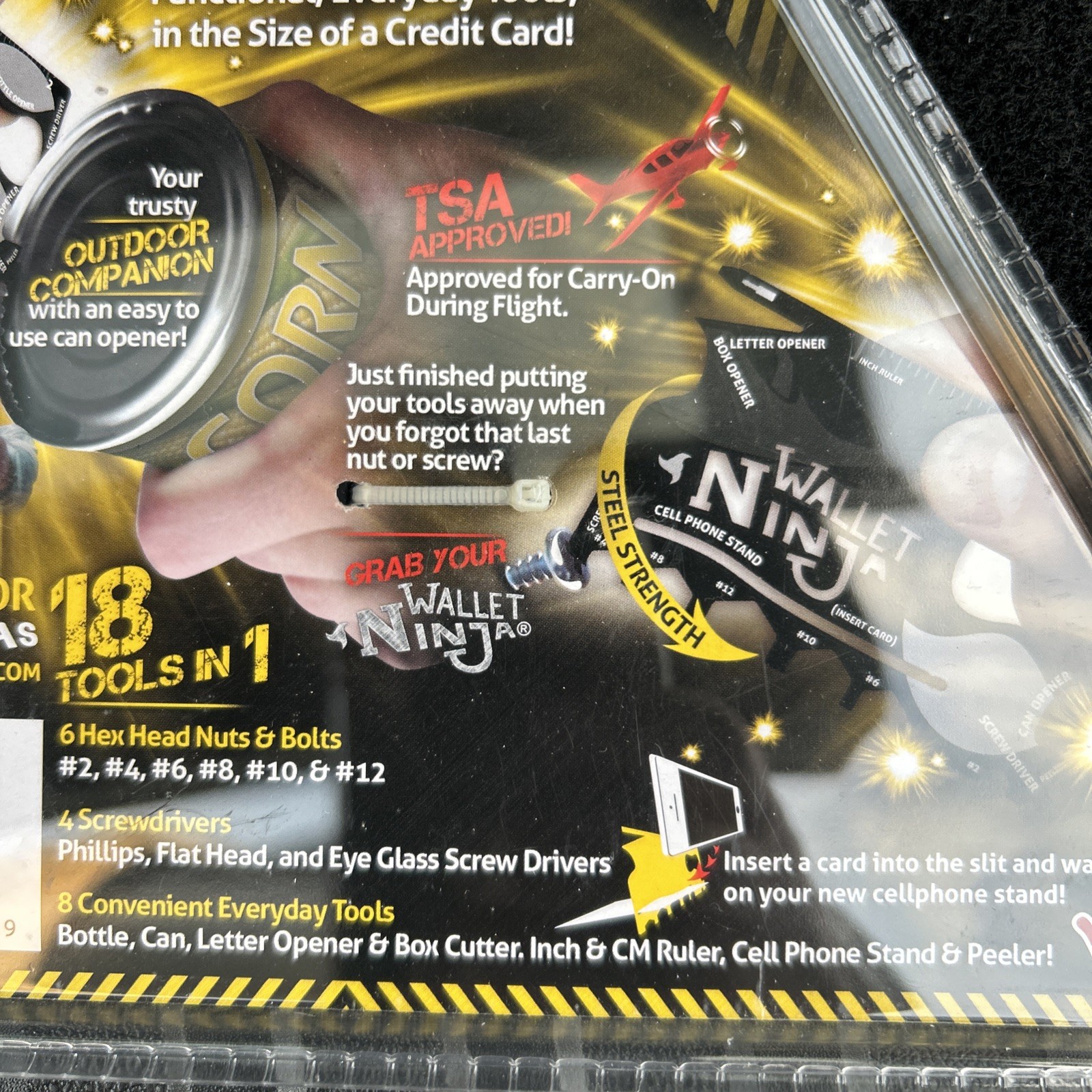 18-in-1 Wallet Ninja Multi-Tool Card Pocket Size NIB NEW G6