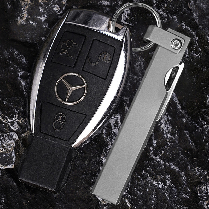 5-in-1 Pocket Safety Whistle Multi Purpose tool Outdoor Camping Folding Blade