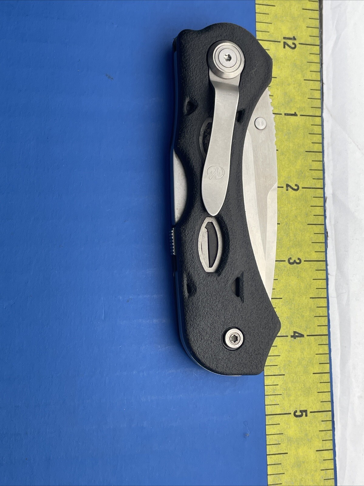 Rare! Leatherman K500X Knife-Multitool 154CM Folder Lockback Knife w/Carabiner