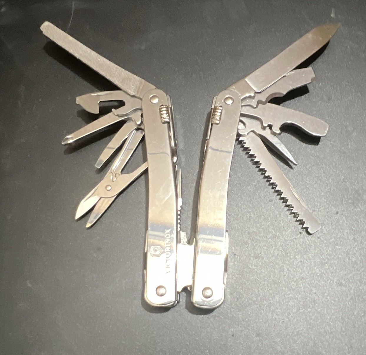 Victorinox SwissTool Spirit Stainless Multi-Tool 10 Tools Knife Saw Scissors