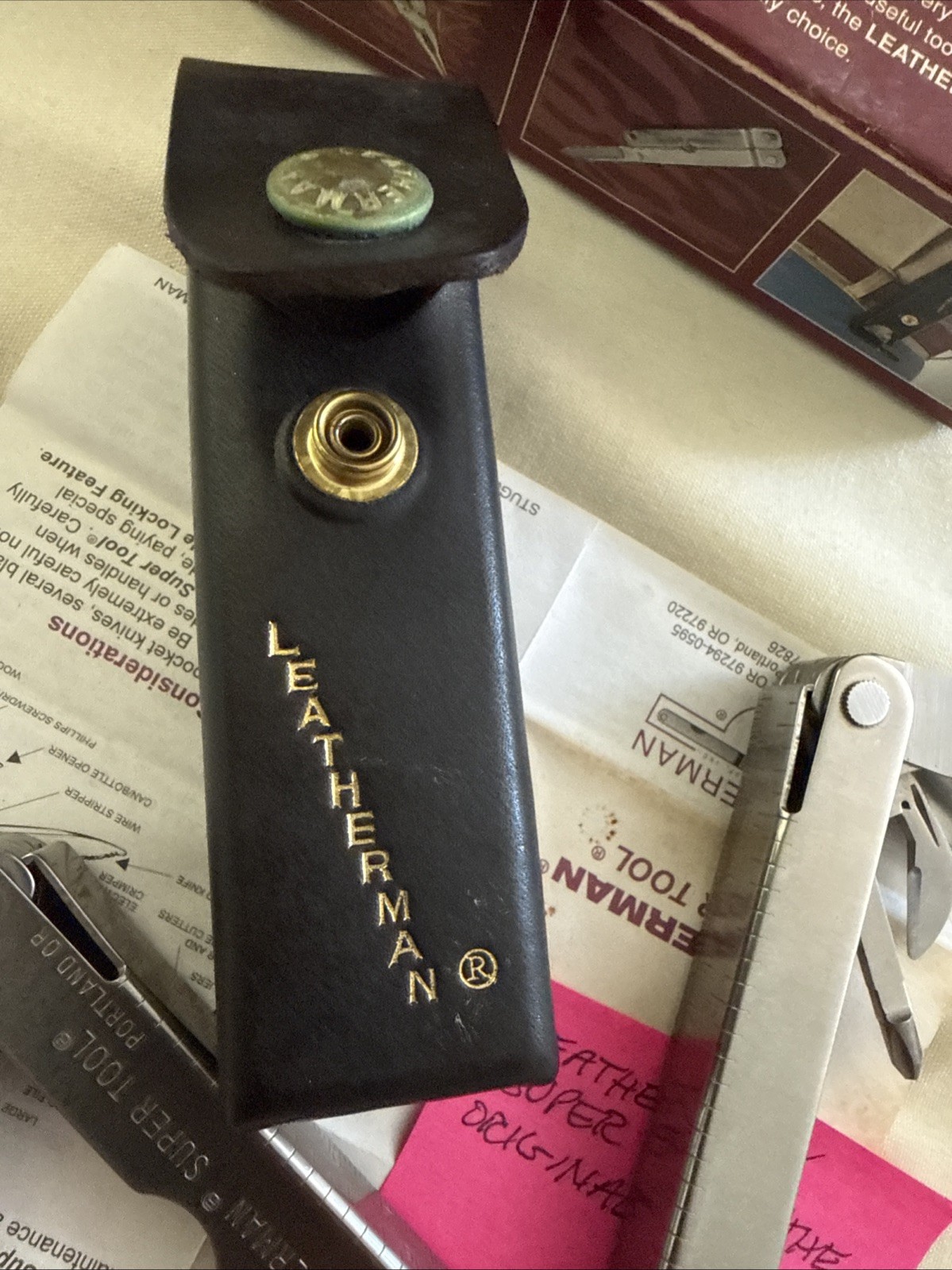 Leatherman Super Tool “The Original” USA Multi Tool NIB w/Paperwork Bigger+++