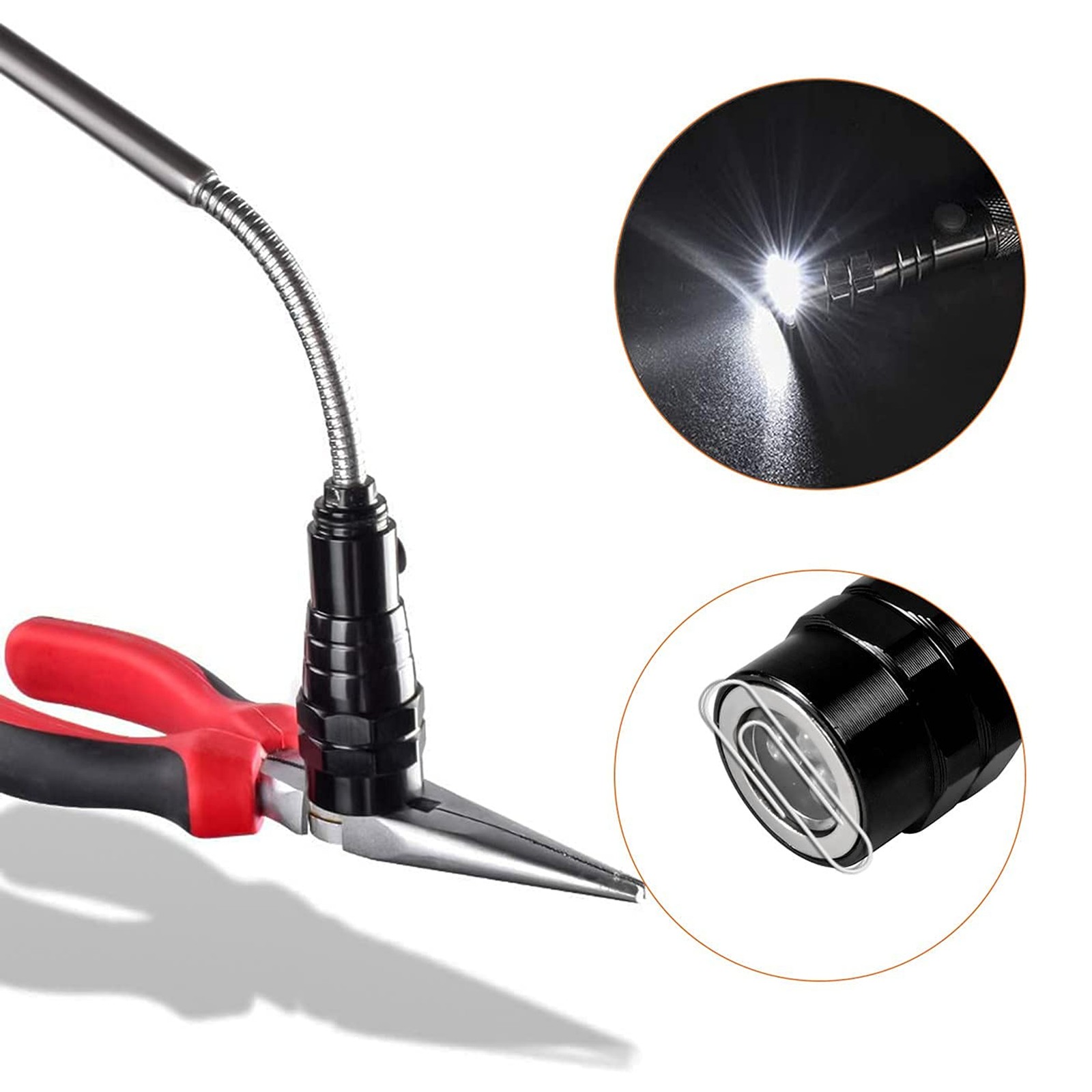 Magnetic Flashlight Fathers Day Dad Gifts for Men, Stocking Stuffers for Men Adu