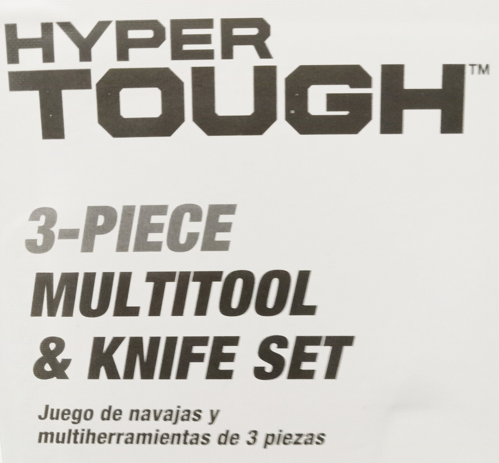 Hyper Tough 3 Piece Multi tool And Knife Set