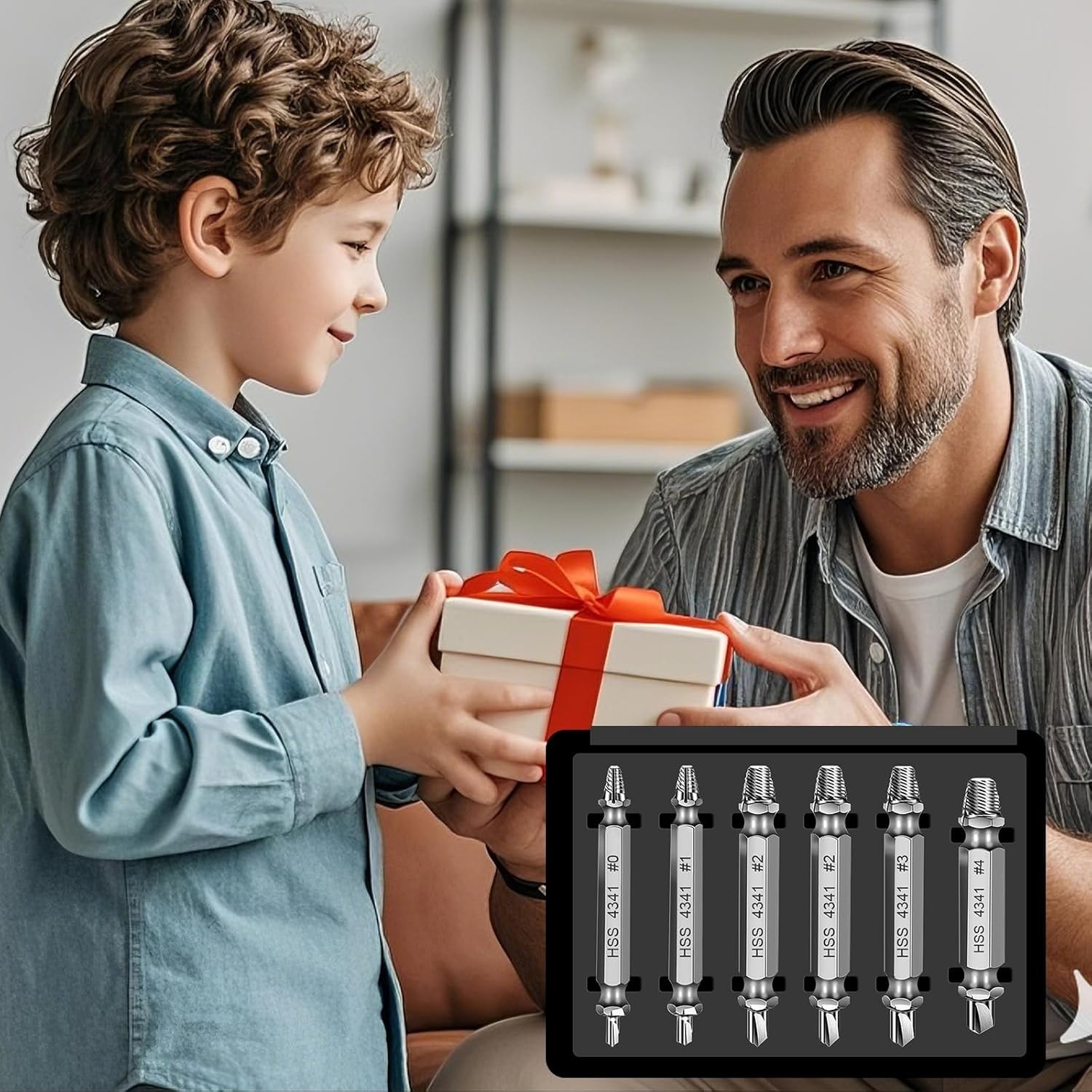 High-Speed Steel Screw Extractor Kit – Perfect for Father’s Day & Birthdays