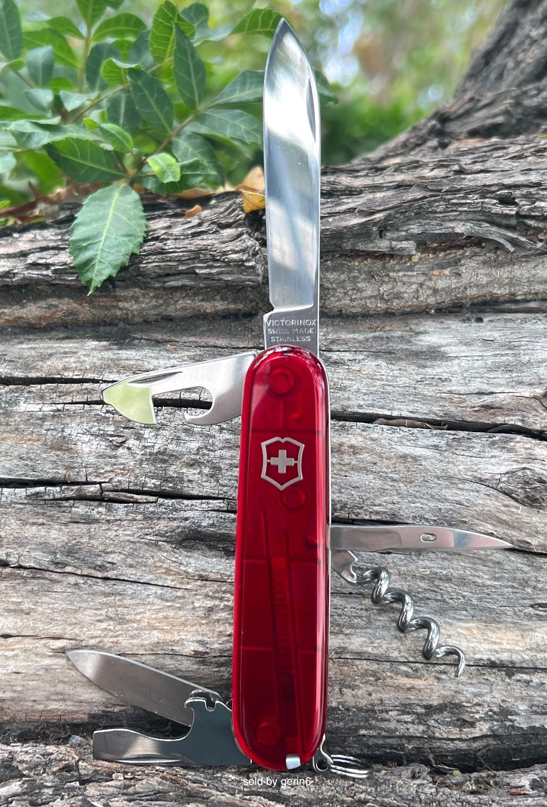 Victorinox Swiss Army Knife, Spartan Red Translucent 1.3603.T, New In Box