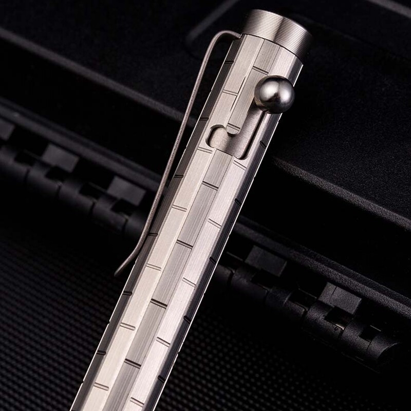 Titanium Alloy Pen Portable EDC Tools Pen TC4 Ballpoint Pen Men Office Pen Gifts