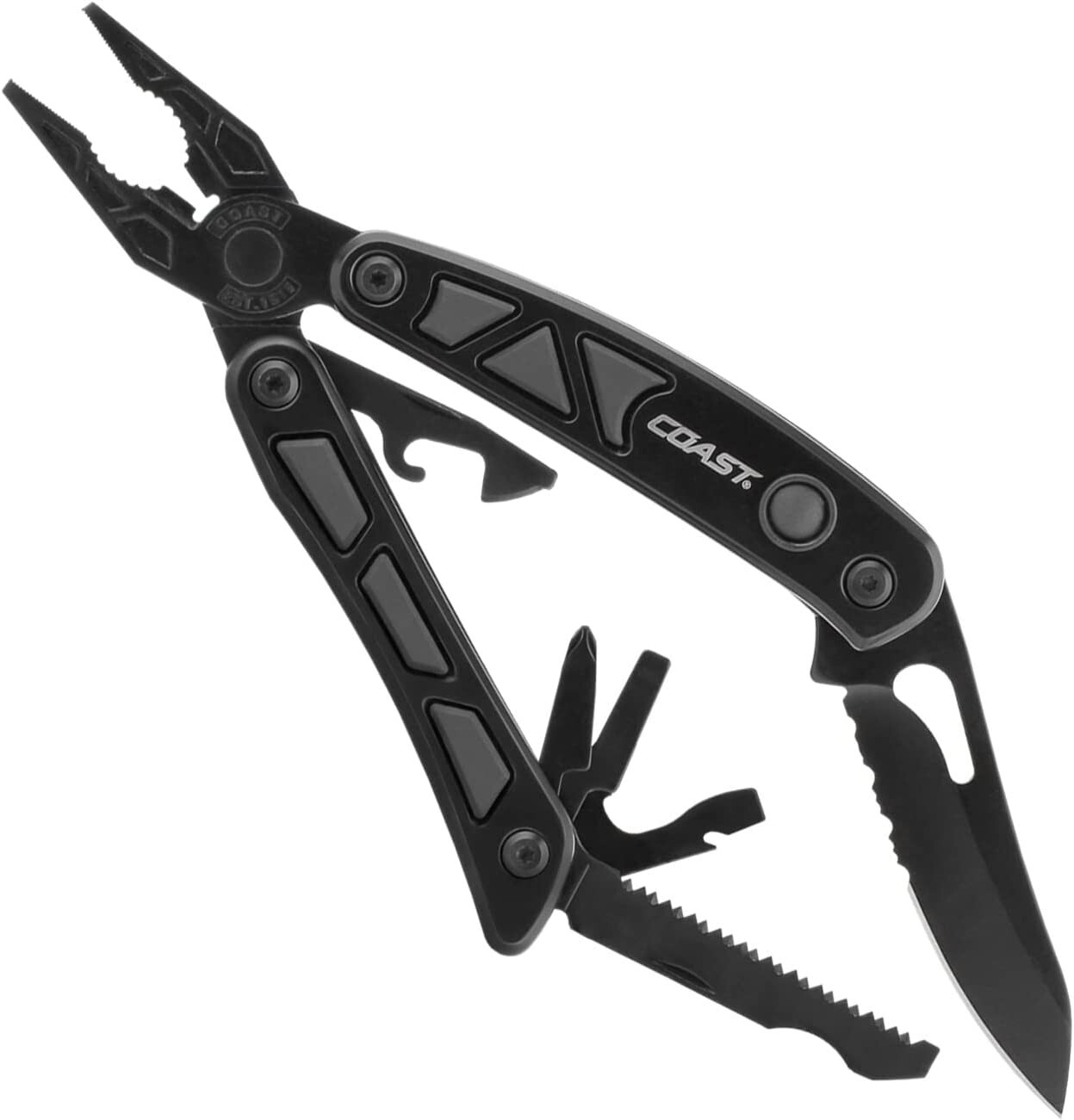 Dual LED Multi-Tool Stainless Steel Pliers New