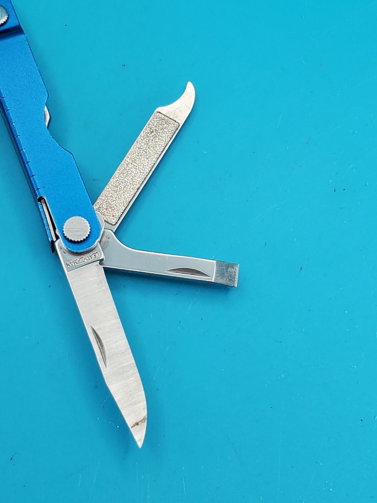 Leatherman Micra Multi-Tool, Knife, Scissors, Key Ring, Blue! BLUE RIVER GROUP