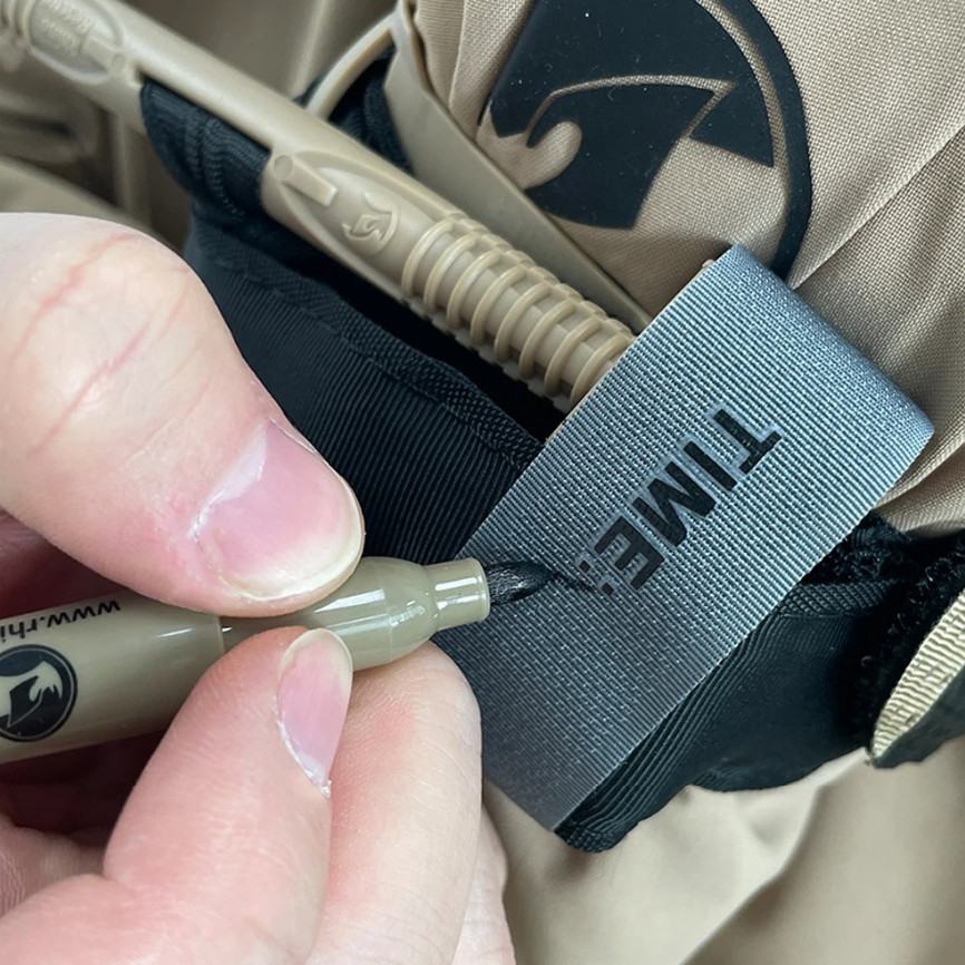 10pcs Rhino Rescue Tactical Permanent Marker Pens Camping Hiking Gear Set – NEW
