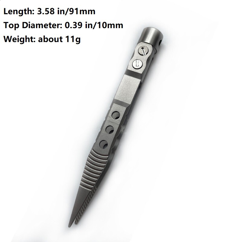 Titanium Tweezer EDC Portable Antiskid Anti-Static Pocket Tool Outdoor Camping