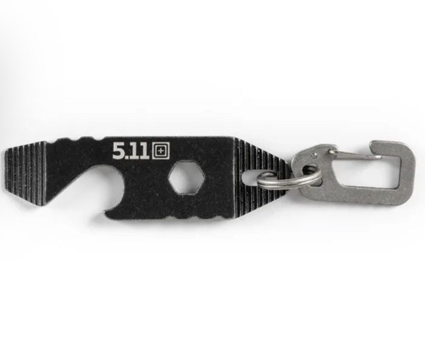 5.11 Tactical EDT PRY EDC Multi Tool with Carabiner Keychain Gunmetal Grey 56671