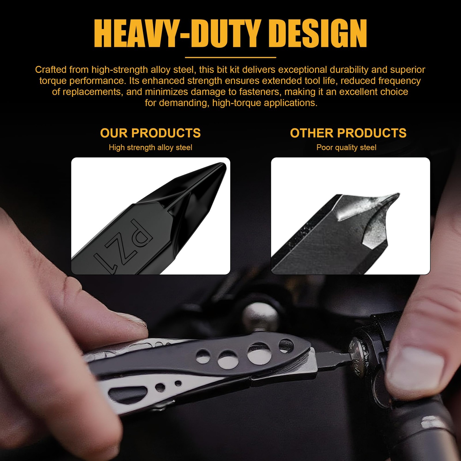 BitKit, 21 DoubleEnded Screwdriver Bits, Flat BitKit Designed for Leatherman …