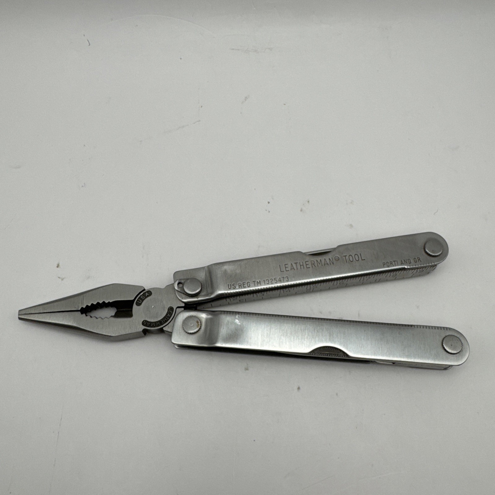 Early Vintage Leatherman Pocket Survival Tool (PST) w/ Original Leather Sheath