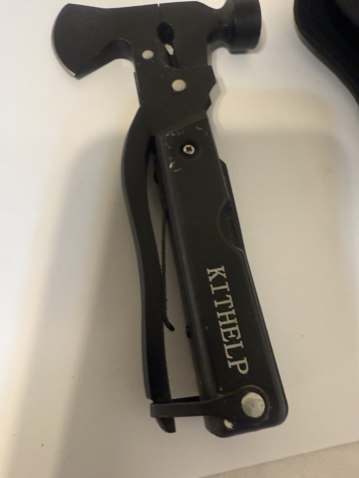 KITHELP Multi Tool Hatchet Hammer Axe with Knife & Screwdrivers + Case