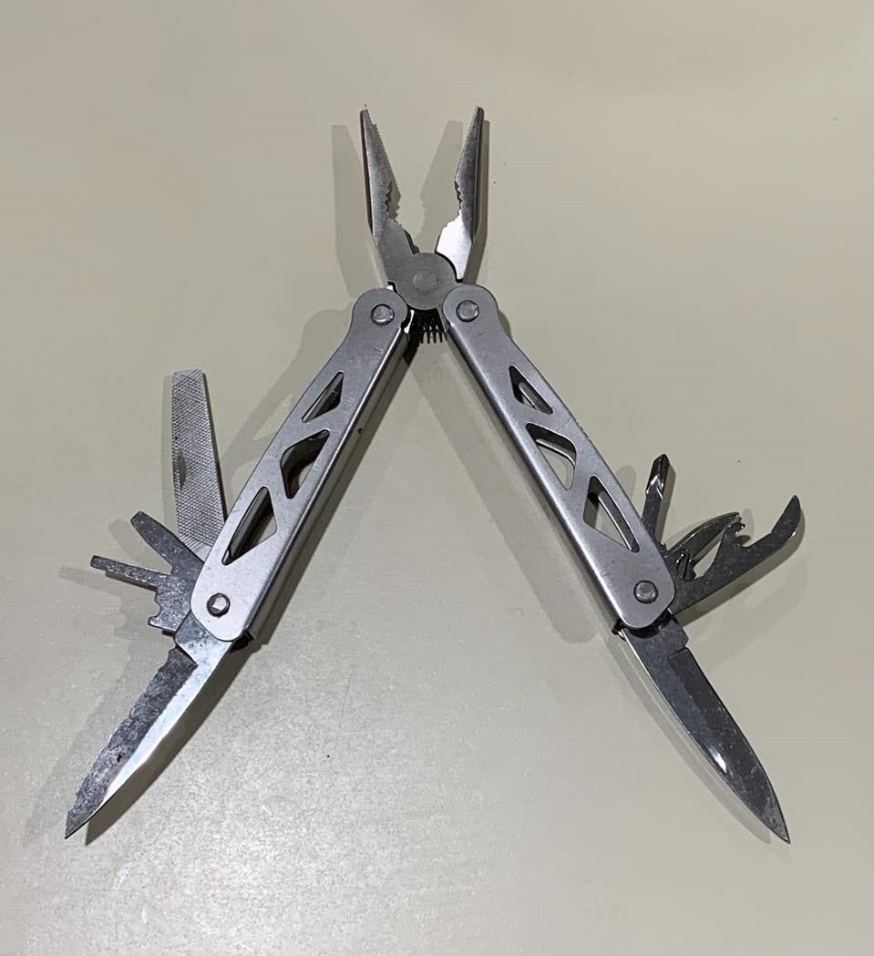 Sheffield Multi Tool Pliers Knife File etc.. Style 9-in-1 Camping Hiking
