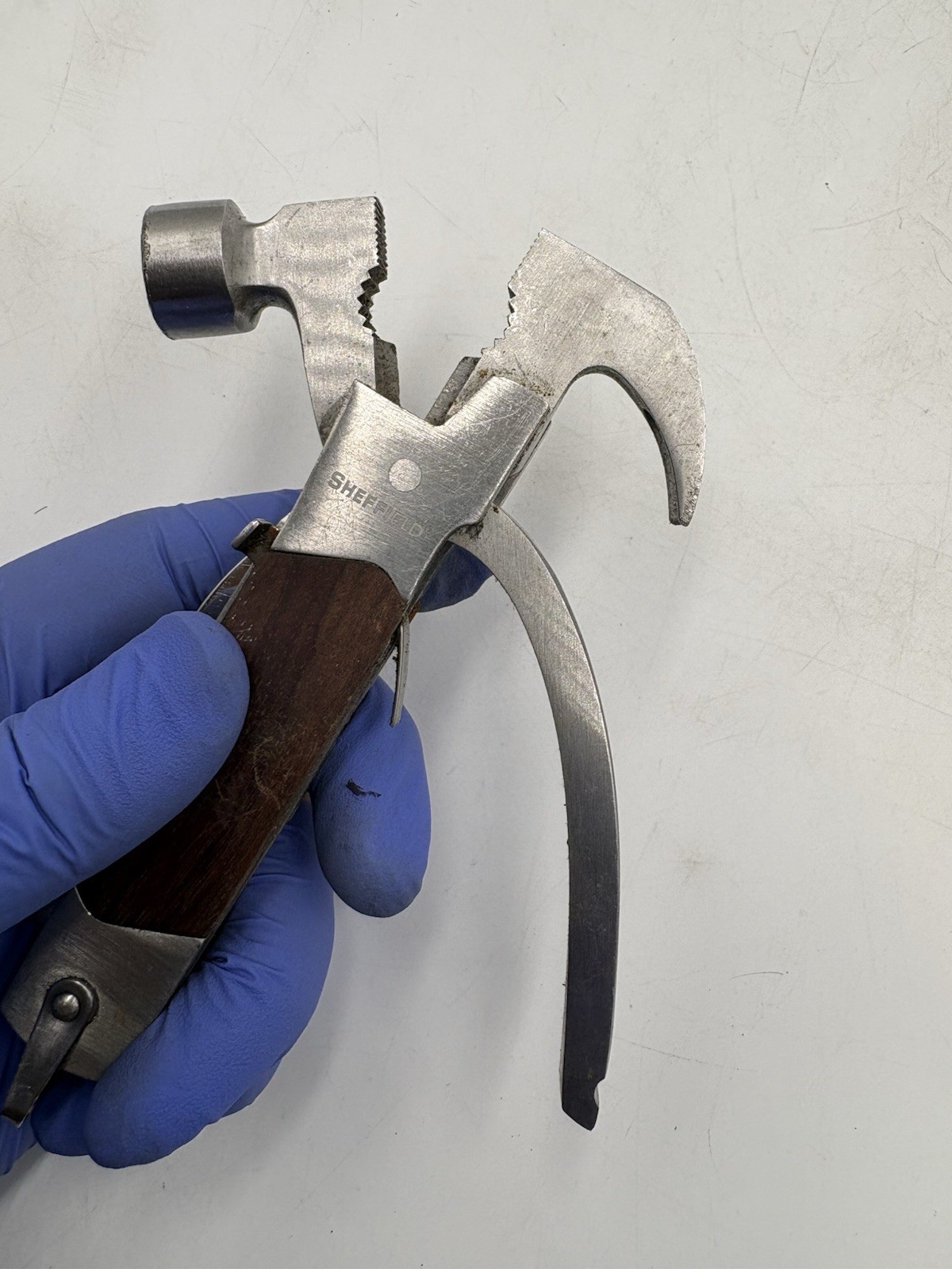 Sheffield Multi-Tool Pair Hammer / Axe – Folding Camping Survival Tools