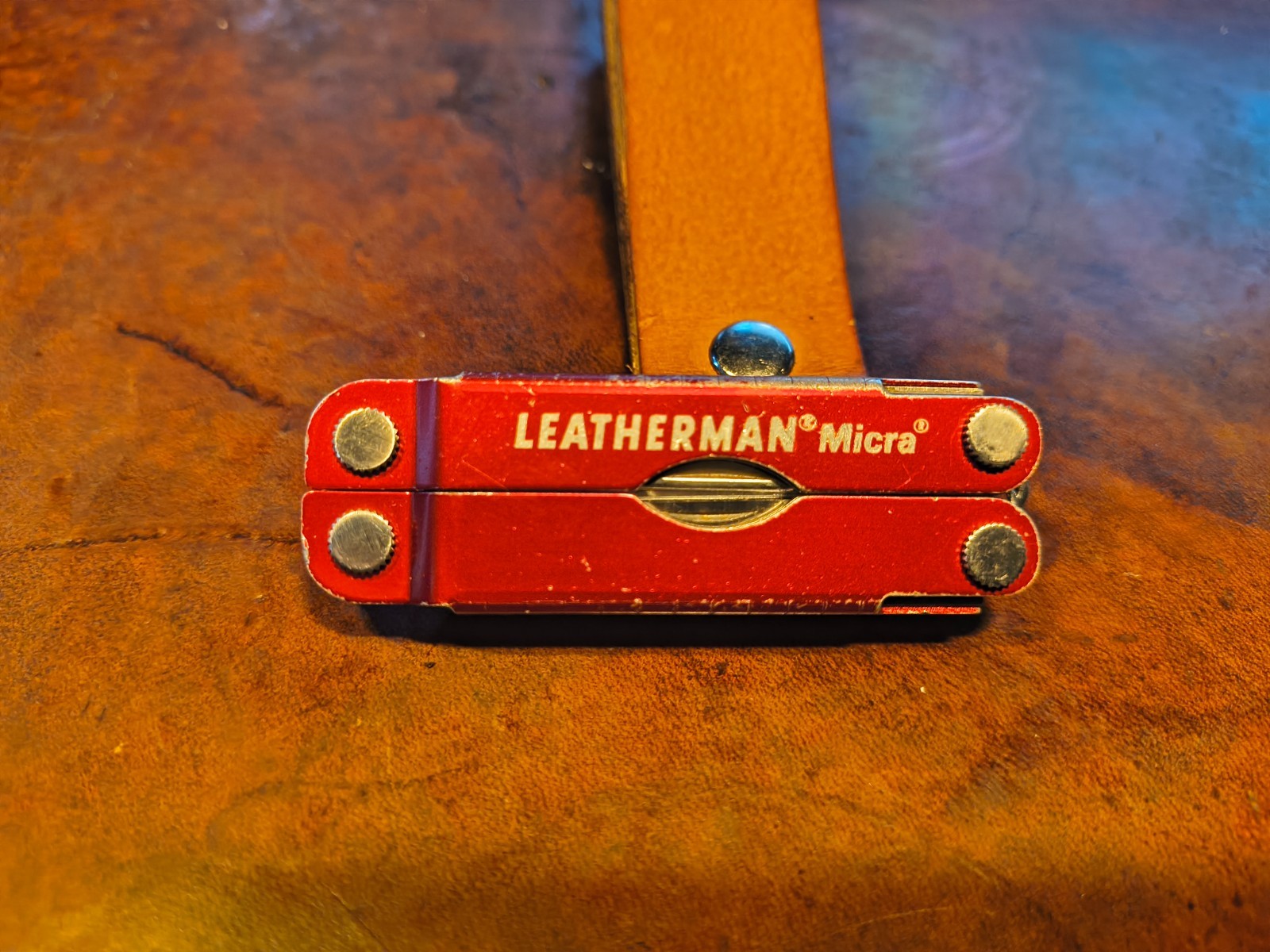 Leatherman Micra Stainless, Key Ring Size Tool, Scissors, Tweezers File Knife