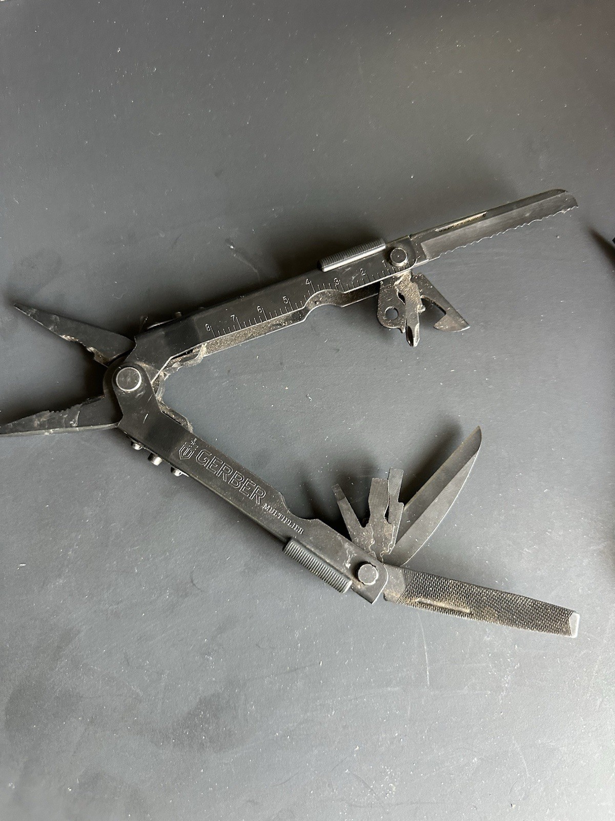 Lot of 2 Gerber Multi-Plier Multi Tools Black Folding Pliers USA