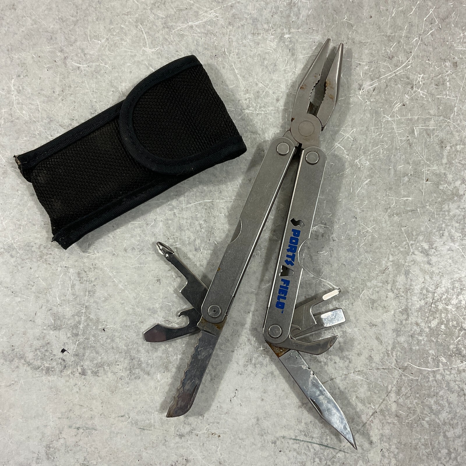 Imperial Ireland Sports Afield Folding Multi-Tool Utility Knife + Belt Sheath