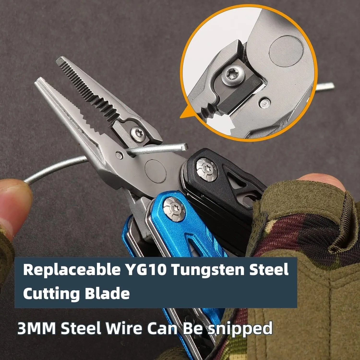 Best Gift Ultimate 18 in 1 Hammer Multitool–for Camping fixing screwdrivers saw