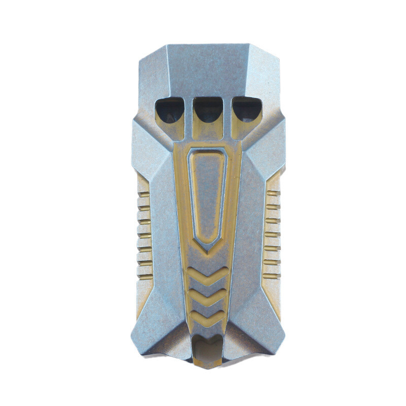 150db Titanium Alloy Flying Division 3 Tube Safety Whistle Outdoor Survival EDC