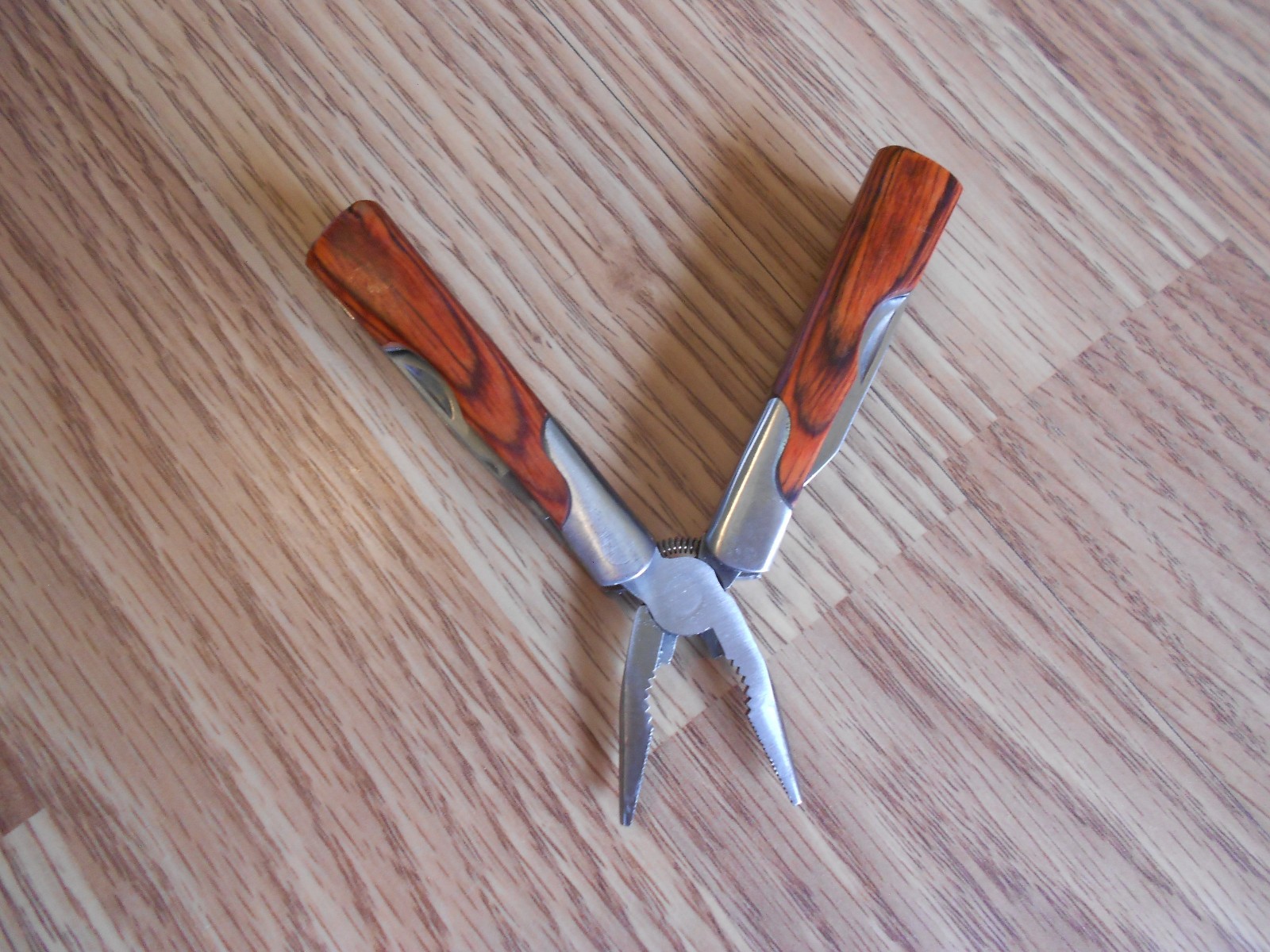 Sheffield 9 In 1 Wood Grain Handle Multi Tool Knife Made By Sheffield 9 In 1