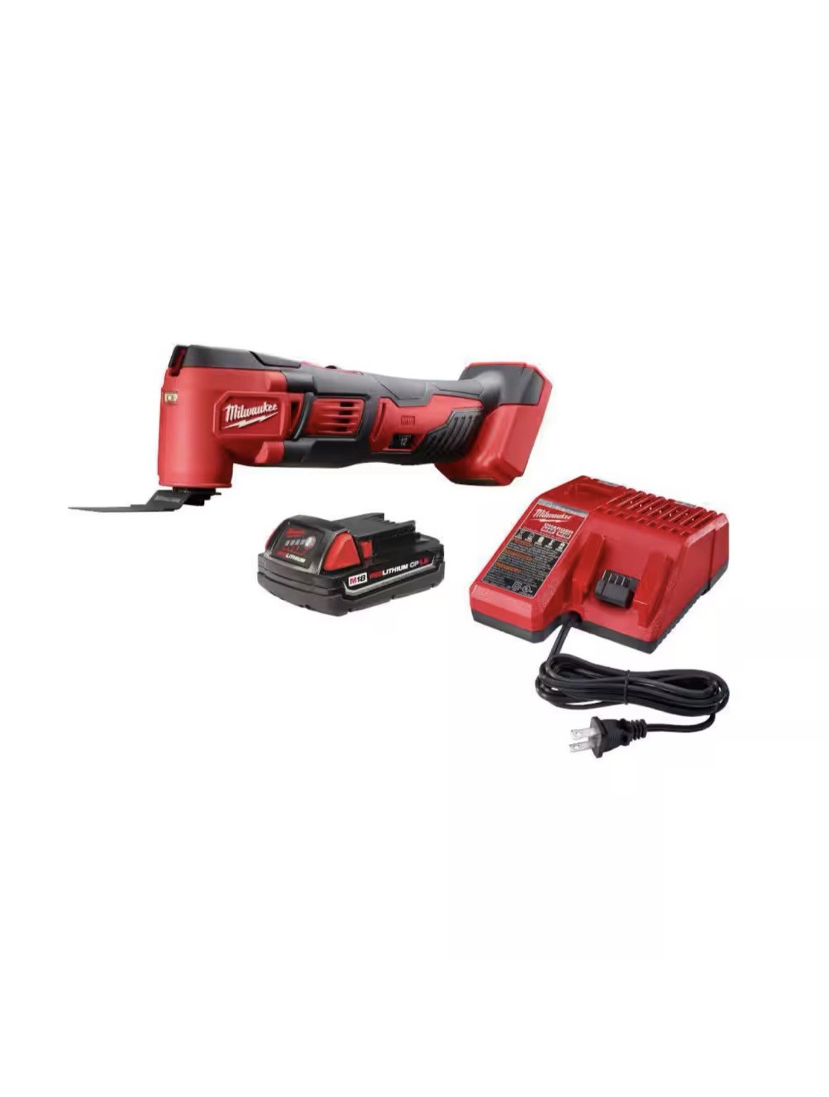 Milwaukee 2626-21 M18 18V Li-ion Cordless Oscillating Multi-Tool Kit (NEW)