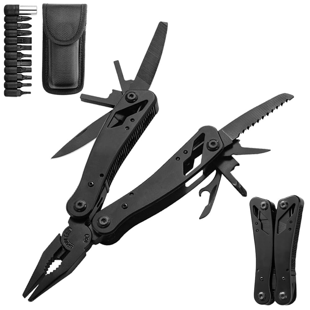 Multitool Pliers Gifts for Men, Stainless Steel Multi-Tool Pocket Me…