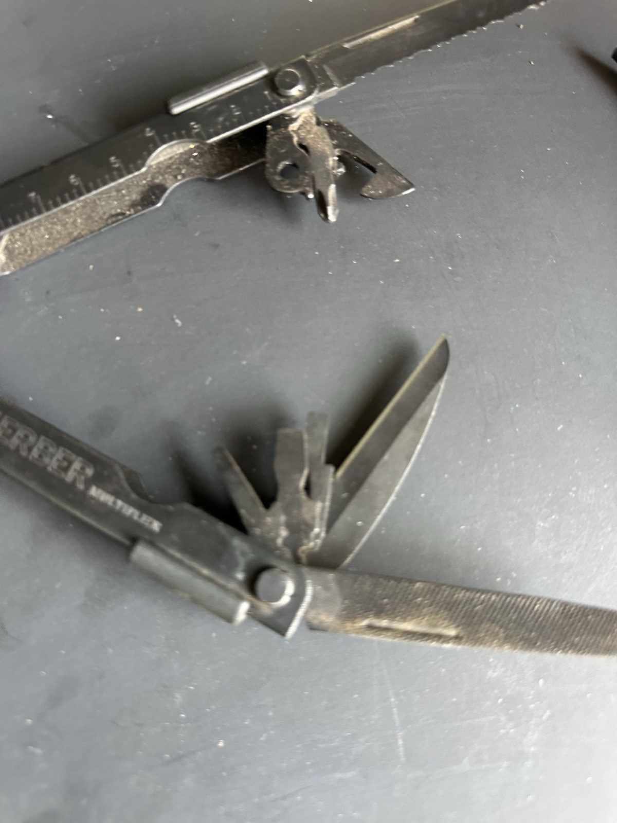 Lot of 2 Gerber Multi-Plier Multi Tools Black Folding Pliers USA