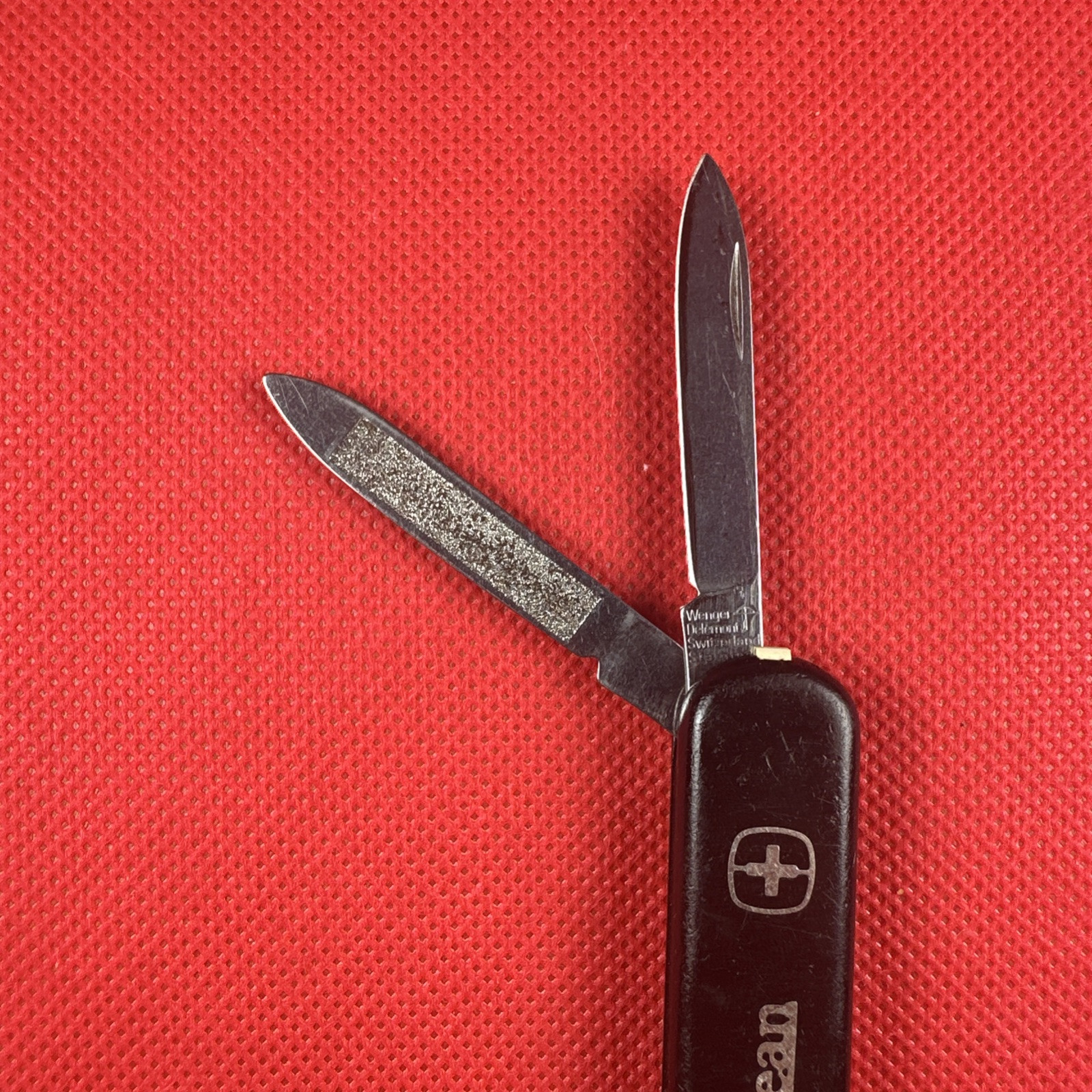 Black L.L. Bean Wenger Esquire Swiss Army Knife 65mm 6 Tool Keychain