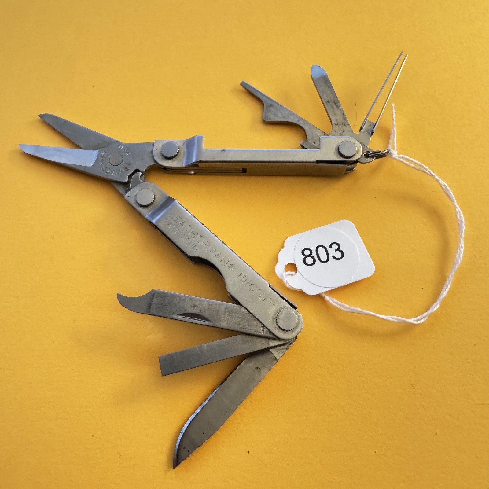 Leatherman Micra Multi Tool Pocket Knife Scissors Stainless EDC #803