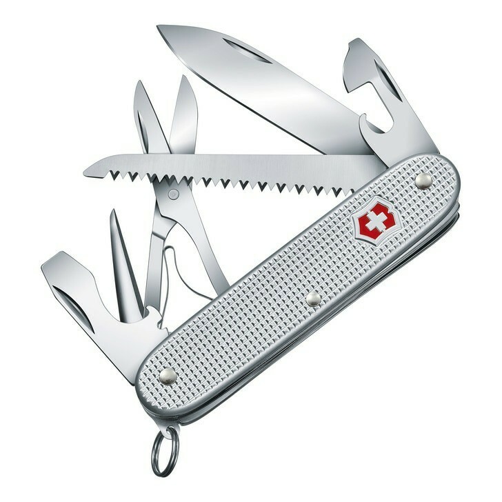 VICTORINOX SWISS ARMY KNIFE FARMER X ALOX Pocket Knife 10 Functions 0.8271.26
