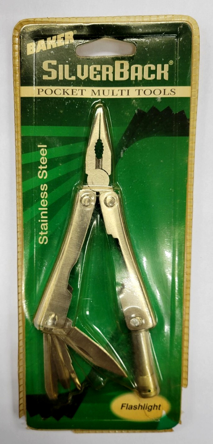 Baker Silverback Pocket Stainless Steel Multi Purpose Tool SB-2300 New NOS