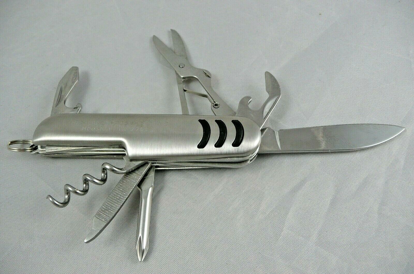 Multitool Pocket Knife Advertising Stainless Steel 8 Tools