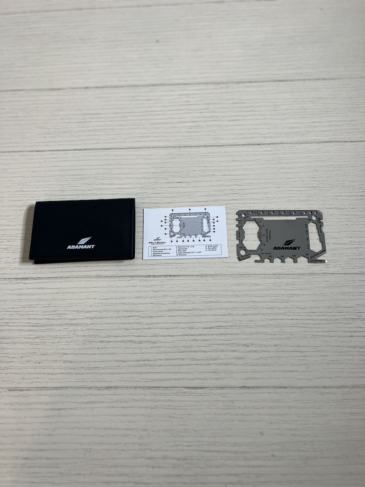 Adamant 24- In 1 Steel lite Compact Multi Tool Card