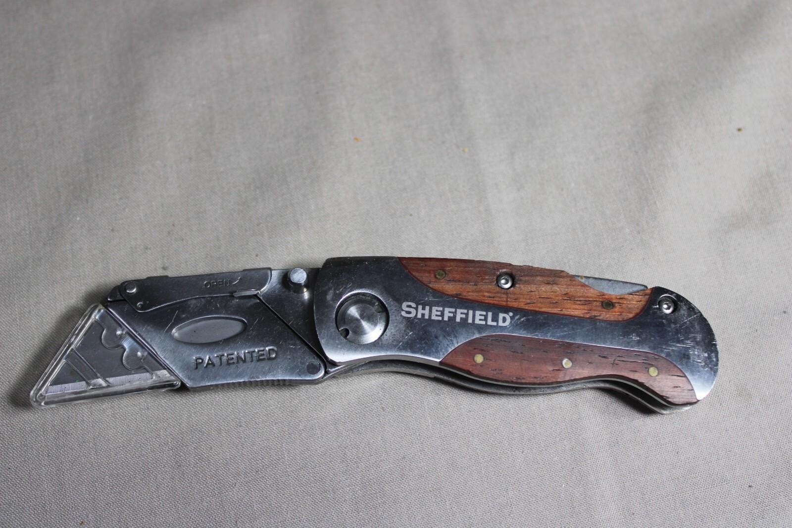 Sheffield 3 Piece Tool Set With Utility Knife, Flashlight & Multi Tool Pliers