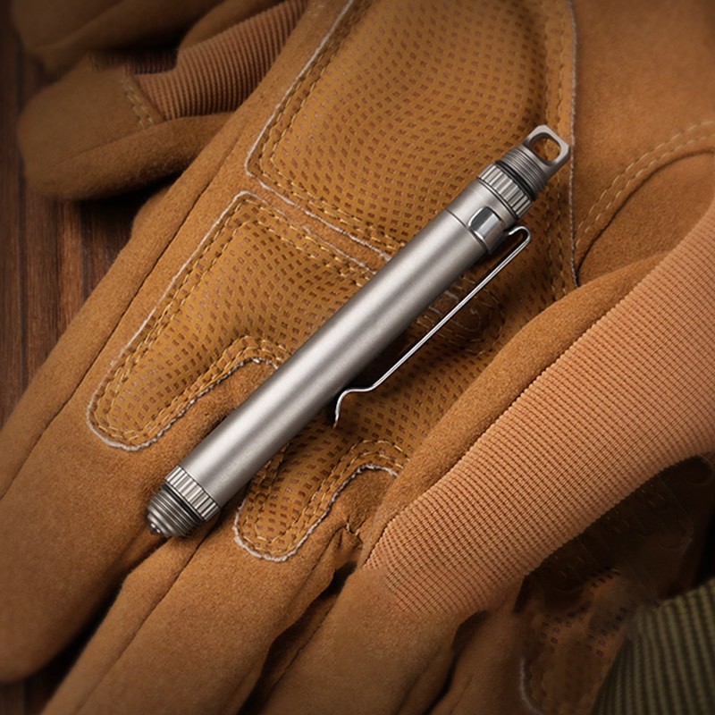Titanium Alloy EDC Pen with Emergency Glass Breaker Tip Portable Writing Tool